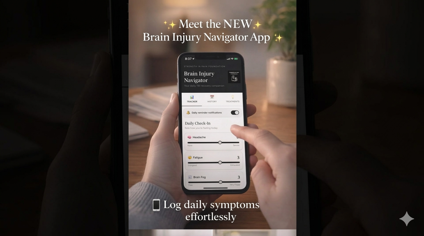 Brain Injury Navigator App - daily TBI recovery companion