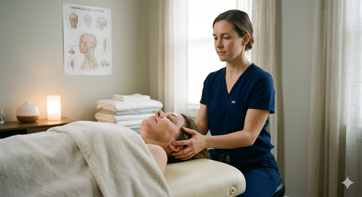CranioSacral Therapy session