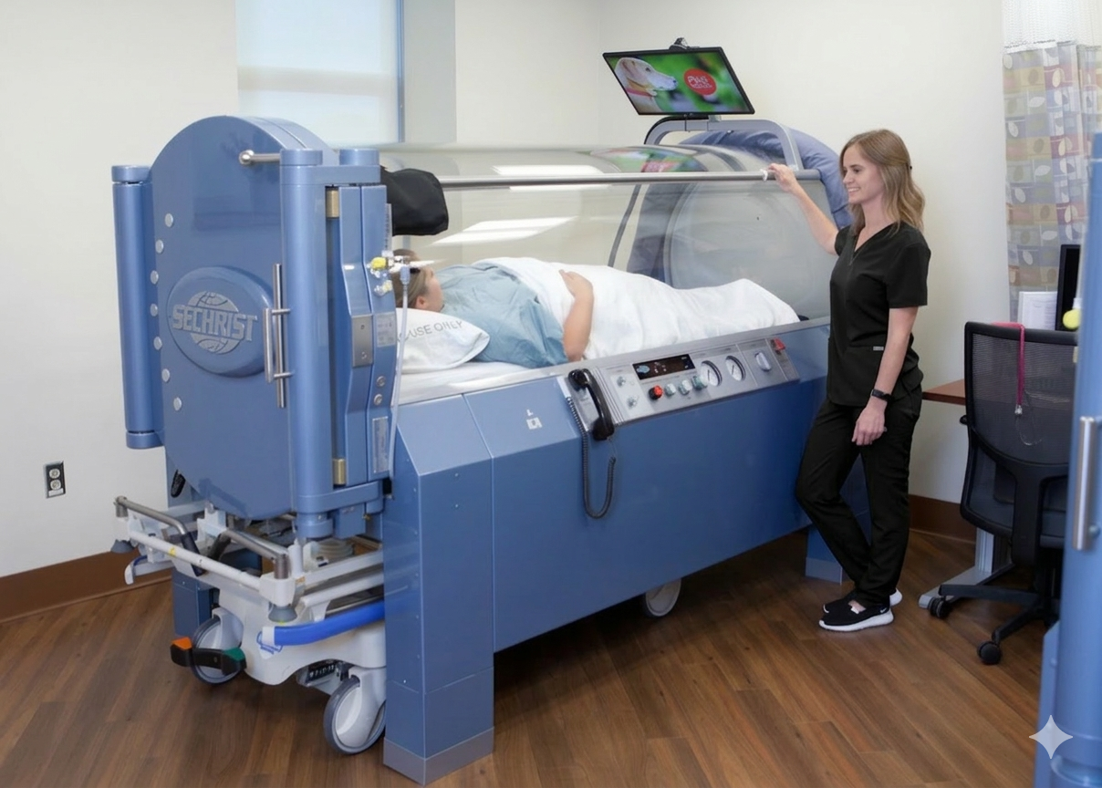 Hyperbaric Oxygen Therapy session